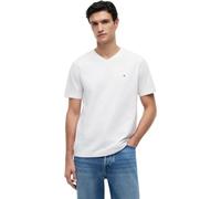 Tommy Hilfiger Men’s Short Sleeve V-Neck Essential T-Shirt, White (White), XXL