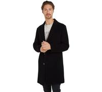 Tommy Hilfiger Men’s Single Breasted Mix Coat, Black (Black), M