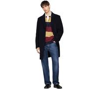 Tommy Hilfiger Men’s Single Breasted Mix Coat, Blue (Desert Sky), XL