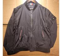 Tommy Hilfiger Men’s Size: XL, Branded Black Bomber Jacket with Baseball Collar