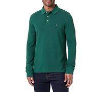 Tommy Hilfiger Men’s Slim Basic Long Sleeve Polo Shirt, Green (Ornamental Green), XS