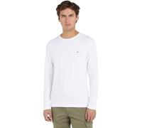 Tommy Hilfiger Men’s Slim Fit Stretch Cotton Long Sleeve Top, White (White), XS