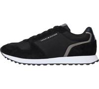 Tommy Hilfiger Men’s Sporty New EVA Mix Runner Trainers, Black (Black), 10.5