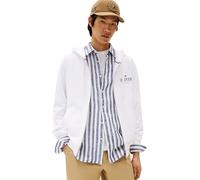 Tommy Hilfiger Men’s Stacked Cotton Hoodie with Zip, White (White), M