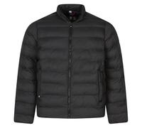 Tommy Hilfiger Men’s Stand Collar Quilted Jacket without Hood, Black (Black), XXL