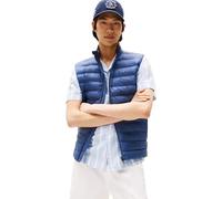 Tommy Hilfiger Men’s Stand Collar Recycled Packaway Gilet, Blue (Faded Indigo), S