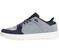 Tommy Hilfiger Men’s Suede Basketball Trainers, Grey (Overcast Grey), 8
