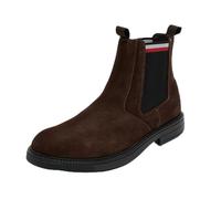 Tommy Hilfiger Men’s Suede Chelsea Boots, Brown (Cocoa), 6,5