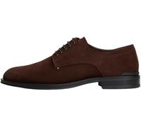 Tommy Hilfiger Men’s Suede Corporate Derby Shoes, Brown (Cocoa), 7