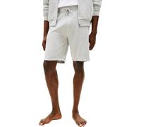 Tommy Hilfiger Men’s Sweat Shorts Track with Side Pockets, Grey (Ice Grey Heather), XL