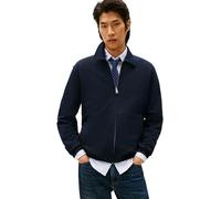 Tommy Hilfiger Men’s Sweatshirt with Zip Essential Terry in Cotton, Blue (Desert Sky), S