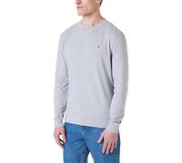 Tommy Hilfiger Men’s Sweatshirt without Hood, Grey (Light Grey Heather), S