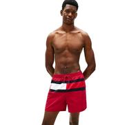 Tommy Hilfiger Men’s Swim Shorts Medium Drawstring with Back Pocket, Red (Raspberry Juice), M