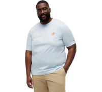 Tommy Hilfiger Men’s T-Shirt Short Sleeve Script Monogram in Cotton, Blue (Keepsake Blue), 5XL