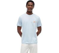 Tommy Hilfiger Men’s T-Shirt Short Sleeve Script Monogram in Cotton, Blue (Keepsake Blue), XXL