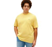 Tommy Hilfiger Men’s T-Shirt Short Sleeve Seasonal Solid in Cotton, Yellow (Citronella), 2XL