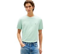 Tommy Hilfiger Men’s T-Shirt Short Sleeve Seasonal Solid Tee with Round Neckline, Green (Crushed Mint), XL