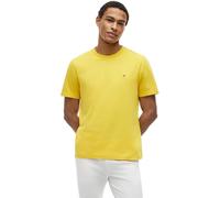 Tommy Hilfiger Men’s T-Shirt Short Sleeve Seasonal Solid Tee with Round Neckline, Yellow (Morningside Yellow), L