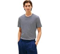 Tommy Hilfiger Essential Seasonal Regular Fit T-shirt Desert Sky/ecru Strip size XL | Basic T-Shirts Outlet | Men XL