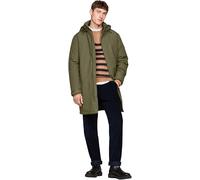 Tommy Hilfiger Men’s Tech Padded Parka with Hood, Multicolor (Army Green), L