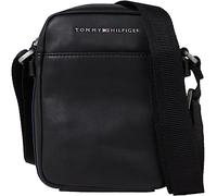 Tommy Hilfiger Men’s TH City Mini Reporter Bag, Black (Black), One Size