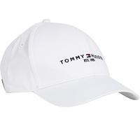 Tommy Hilfiger Men’s TH Established Baseball Cap, White (White), One Size