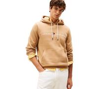 Tommy Hilfiger Men’s Tommy Logo Hoodie, Beige (Timeless Camel), S