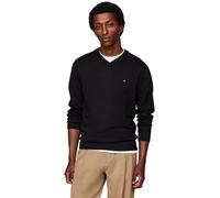 Tommy Hilfiger Men's Pima Org Ctn Cashmere V Neck Mw0mw28047 Pullovers, Black (Black), L