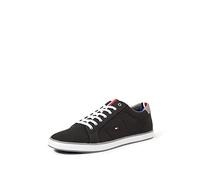 Tommy Hilfiger Men’s Vulcanised Trainers, Black (Black), 10
