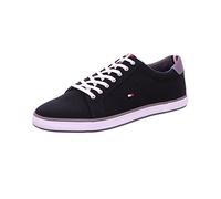 Tommy Hilfiger Canvas Lace Up Trainers Black EU 47 Men