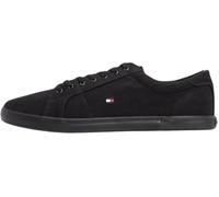 Tommy Hilfiger Men’s Vulcanised Trainers, Black (Black), 12