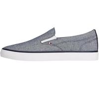 Tommy Hilfiger Men’s Vulcanised Trainers Harlem Slip-on No Laces, Blue (Desert Sky), 7