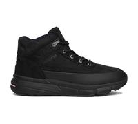 Tommy Hilfiger Men’s Warm Nubuck Hybrid Leather Boots, Black (Black), 9