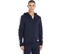Tommy Hilfiger Men’s Zipped Hoodie, Blue (Desert Sky), XL