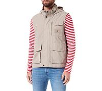Tommy Hilfiger Men Sail Vest Sleeveless, Beige (Stone), S