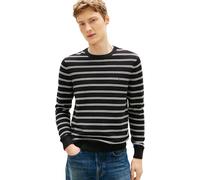 Tommy Hilfiger Men Seasonal Structure CNECK MW0MW41643 Pullover Sweater, Black, XL