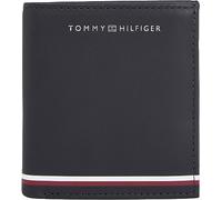 Tommy Hilfiger Men Smooth Trifold Wallet with Coin Compartment, Multicolor (Space Blue), One Size