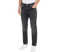Tommy Hilfiger Men Straight Denton Str Salton Blk Denim Pants, Denim, 38/34