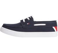 Tommy Hilfiger Men Th Boat Vulc Sneaker Canvas FM0FM05877 Low Top, Blue, 7