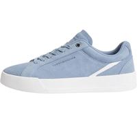 Tommy Hilfiger Men Th Court Premium Suede FM0FM05880 Low Top, Blue, 7