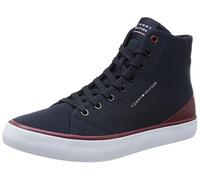 Tommy Hilfiger Men TH Hi Vulc Core Canvas Vulcanised Trainers, Blue (Desert Sky), 41 EU