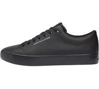 Tommy Hilfiger Men TH HI Vulc CORE Low LTH II ESS FM0FM05511 Low Top, Black (Triple Black), 44