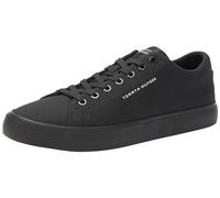 Tommy Hilfiger, Men, Th Hi Vulc Low Canvas, Black, 6.5