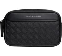 Tommy Hilfiger Men Th Modern Monogram Washbag AM0AM14828 Washbag, BLACK (Black), One Size