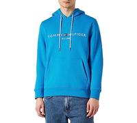 Tommy Hilfiger Men Tommy Logo Hoodie, Blue (Shocking Blue), M