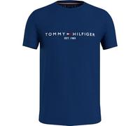 Tommy Hilfiger Men Tommy Logo Tee S/S T-Shirts, Blue, S