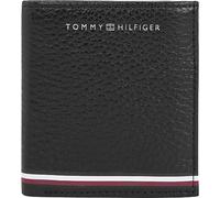 Tommy Hilfiger Men Trifold Wallet with Coin Compartment, Multicolor (Black), One Size