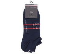 TOMMY HILFIGER | Mens 2 PAIRS Navy Blue Trainer Socks | Size UK 6-8 EU 39-42