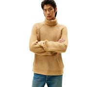 Tommy Hilfiger Men's 2-Tone Chunky Rib Roll Neck Mw0mw28110 Pullover Sweater (Pack of 1)