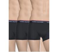 Tommy Hilfiger Men's 3-Pack Premium Essential Boxer Trunks, Black